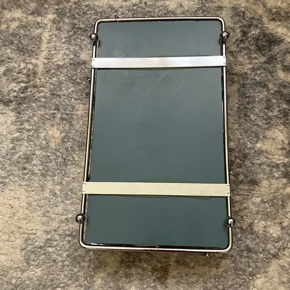 Elegant Silver Vanity Tray